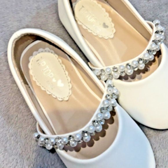 Babies Tip Top Booties Style # S116 IPO # 4728 With Cute Jeweled Strap NWT Sz 6 - Picture 6 of 6